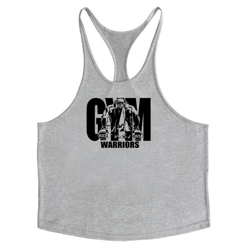Men's Gym Y-Back Tank Top – Sleeveless Bodybuilding Vest
