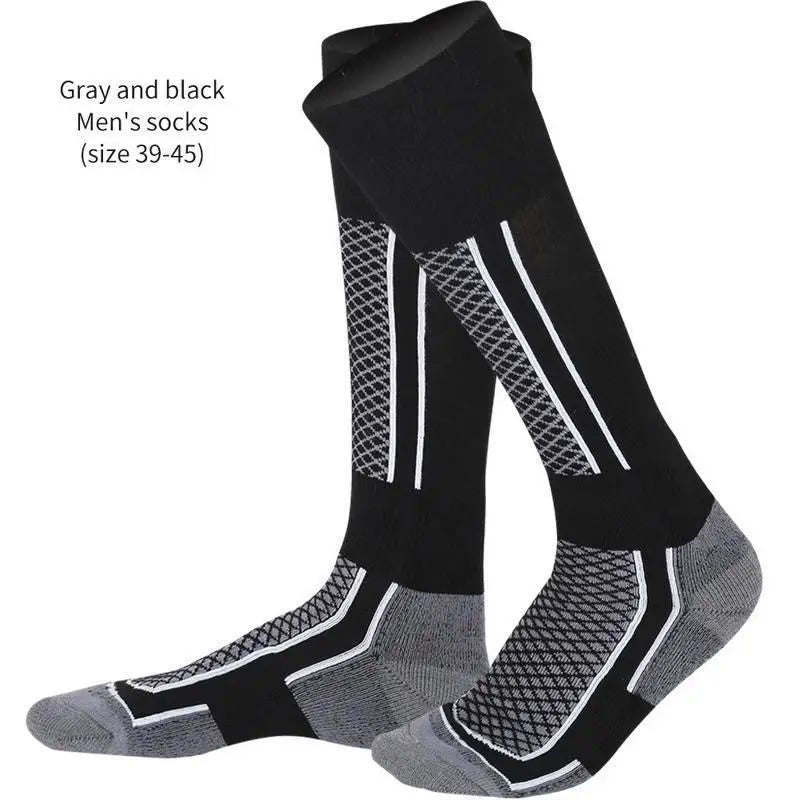 1 Pair Winter Warm Thickening Ski Socks: