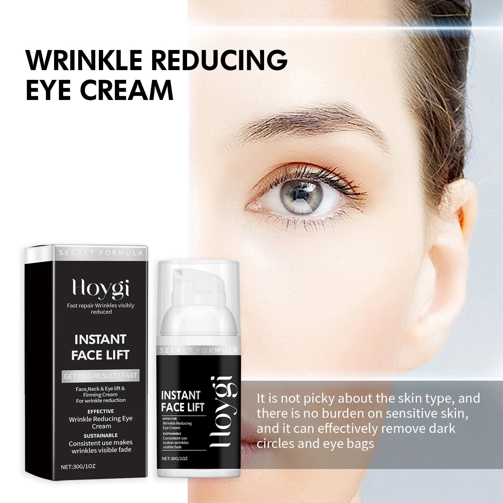 Retinol Eye Cream – Dark Circles, Puffiness, and Fine Line Treatment