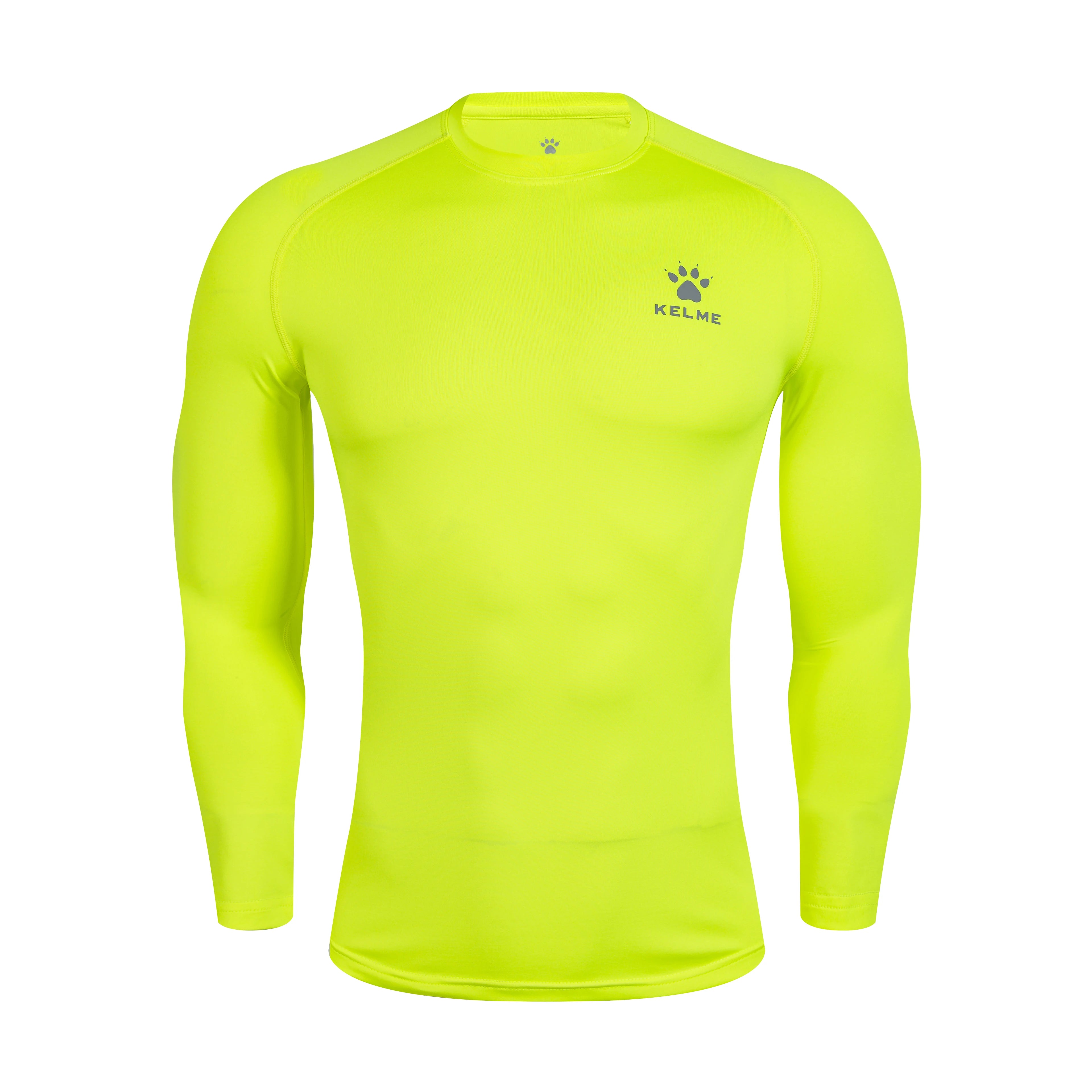 : KELME Men's Long-Sleeve Compression Workout Shirt