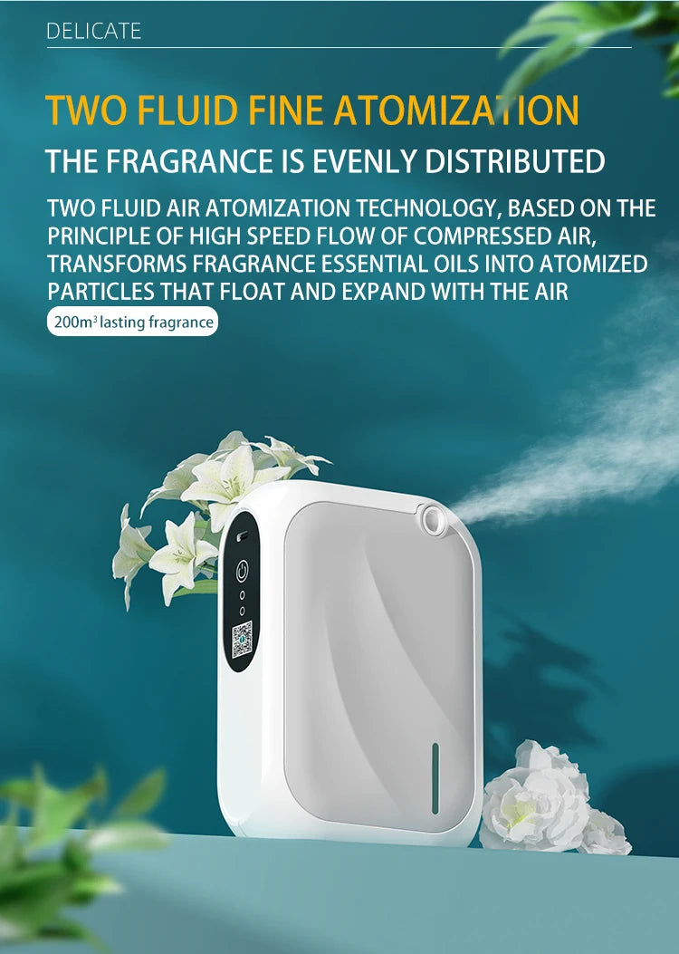 140ML Wall-Mounted Aroma Diffuser with Bluetooth Control