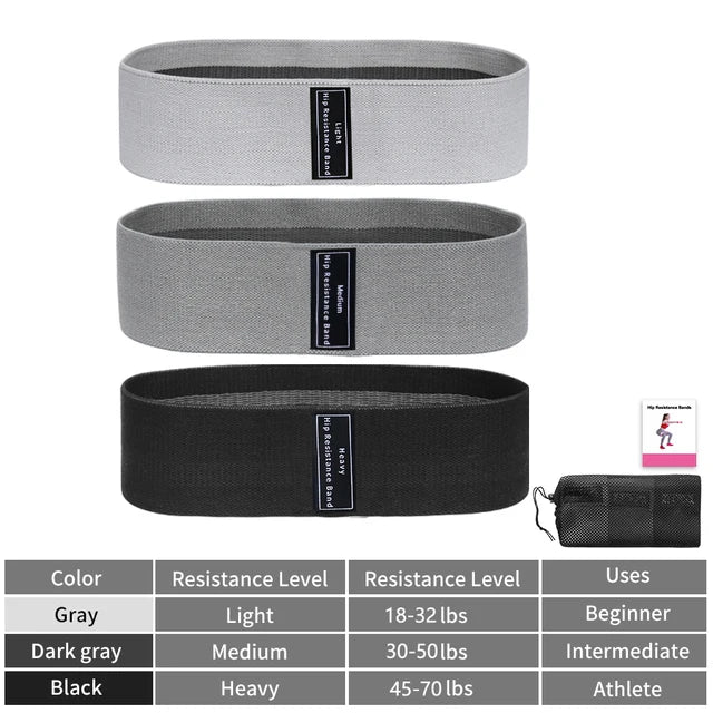 Hip Booty Bands Glute Fabric Resistance