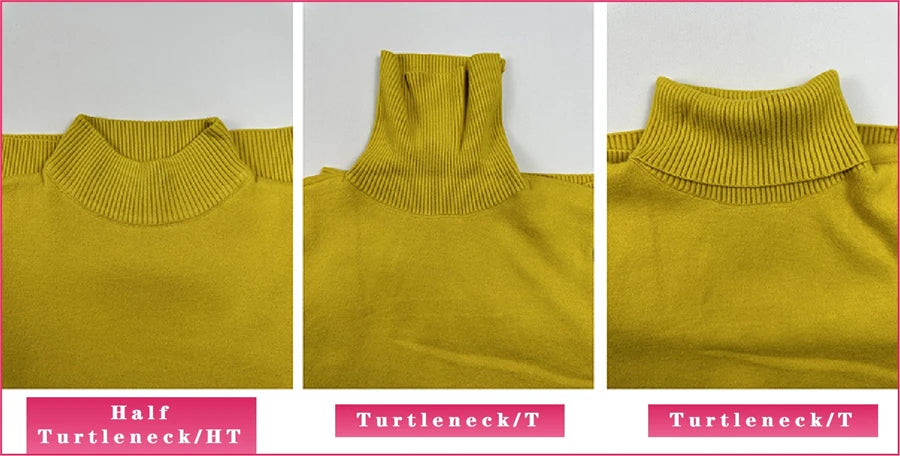 Turtleneck Winter Sweater for Women: