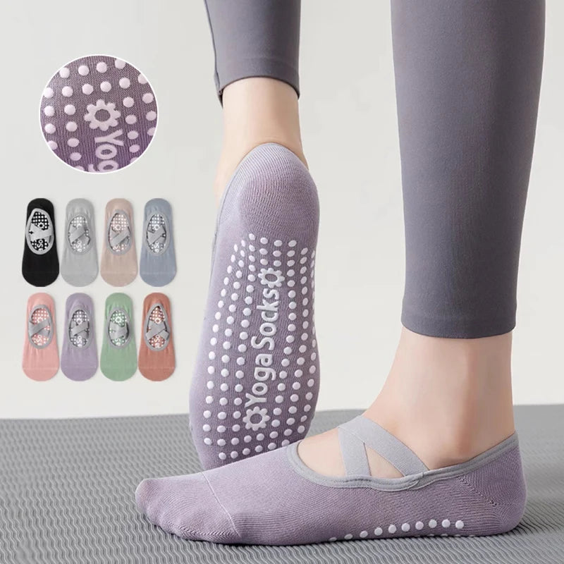 Women's Breathable Non-Slip Yoga & Pilates Socks