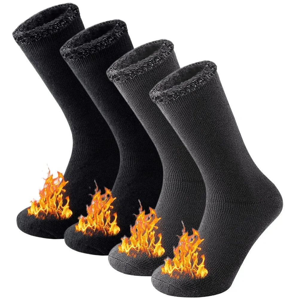 2 Pairs Pack Winter Thermal Socks: