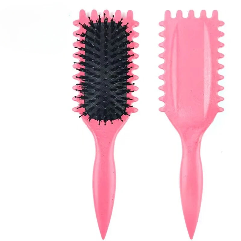 Multi-Functional Hollow Curly Hair Comb – Anti-Static & Scalp Massage