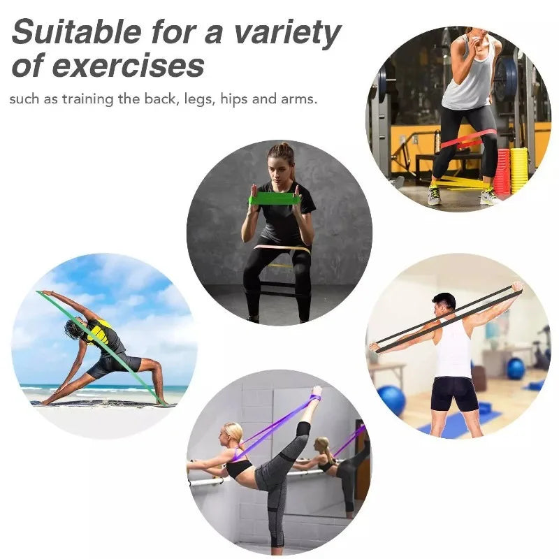 5~120lbs Fitness Resistance Band Set