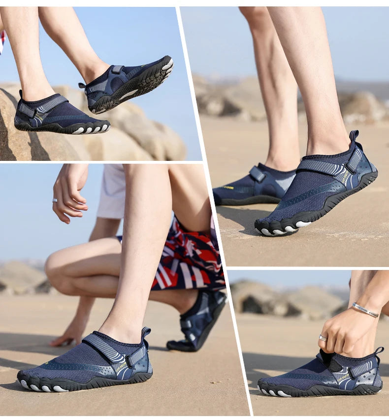 Men's Wading Shoes – Quick-Dry Water Sneakers: