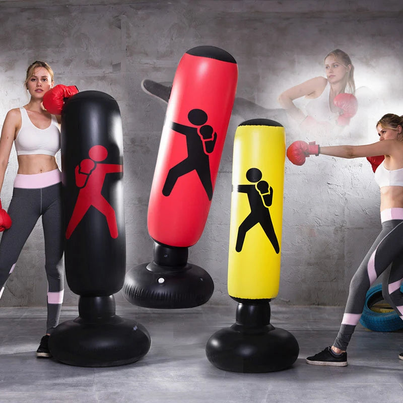 63" Inflatable Freestanding Punching Bag – Fun Boxing Gift for Kids & Adults