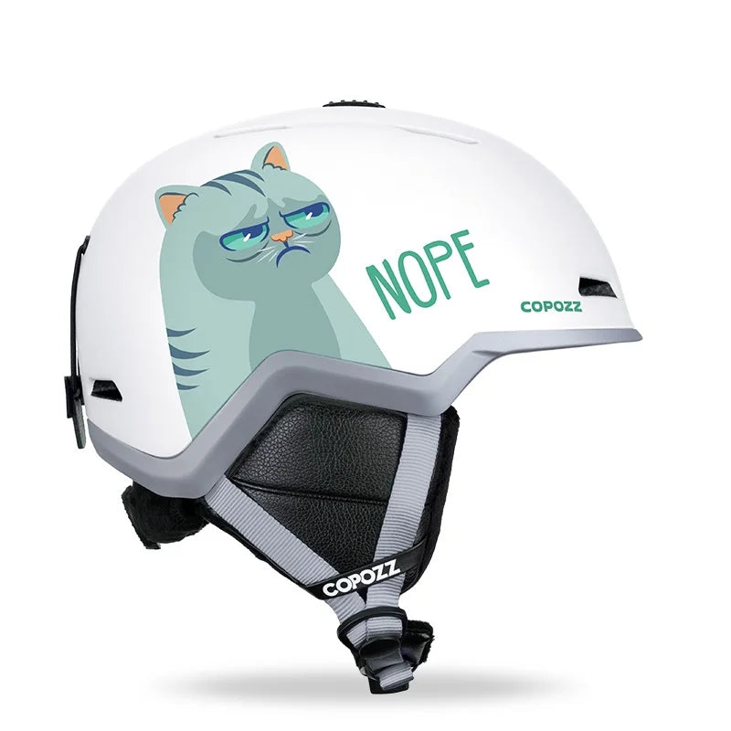 COPOZZ Ski Helmet – Half-Covered Safety Helmet