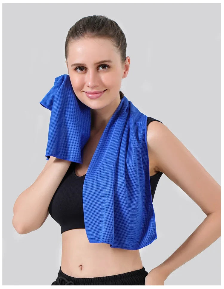 Instant Cooling Microfiber Towel – Quick-Dry Sports Towel