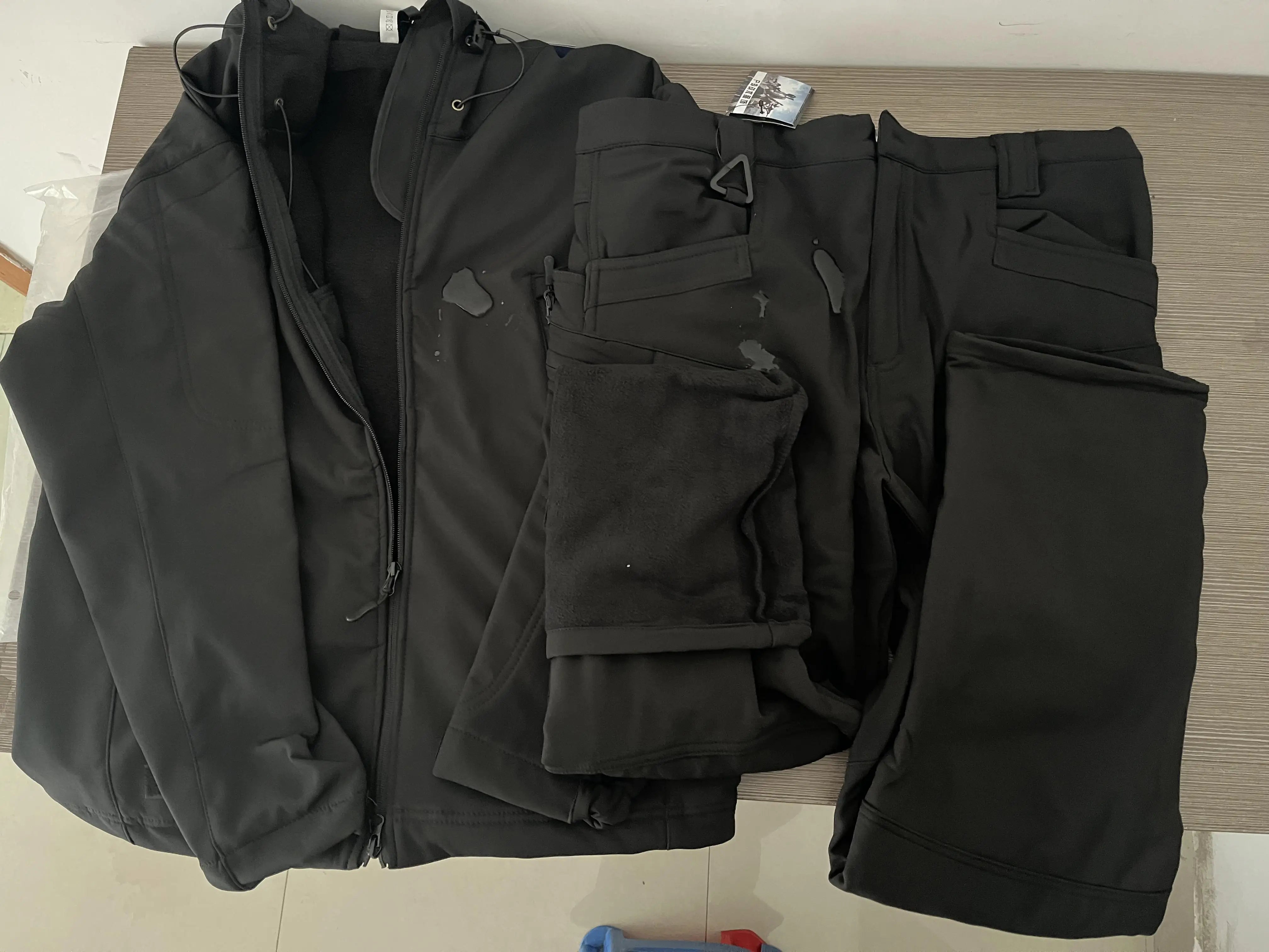 Men's Softshell Tactical Waterproof Jacket & Pants Set