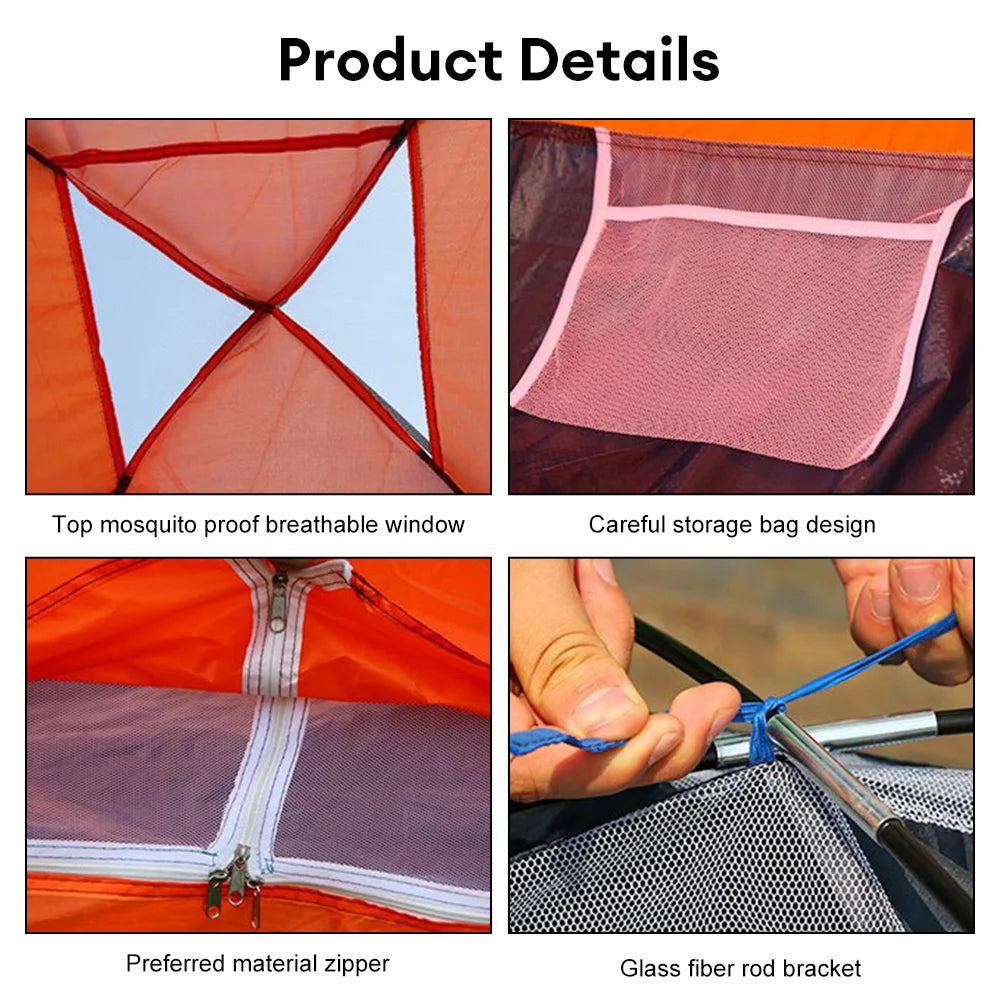 Portable Outdoor Camping Shower Tent – Simple Bath & Changing Room