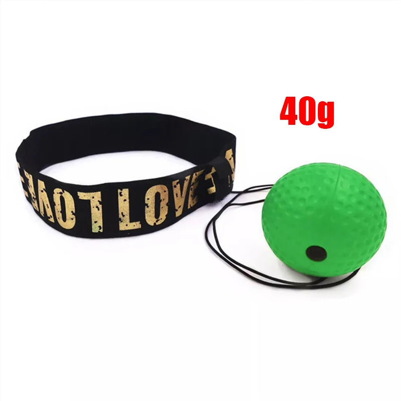 Boxing Speed Ball Headband – PU Punch Ball for MMA & Fitness Training