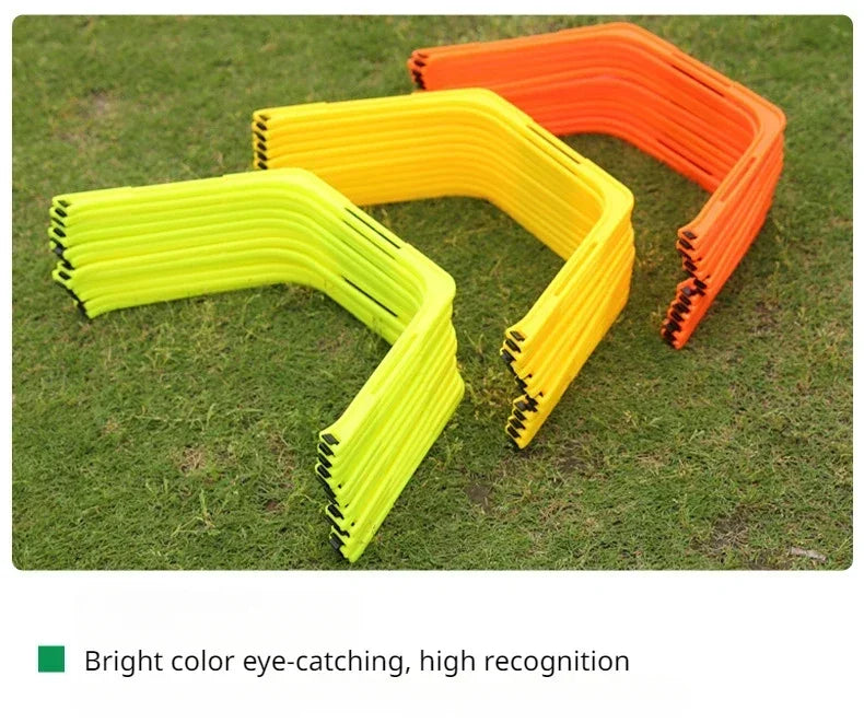 6Pcs Agility Hurdles Set – Football & Soccer Footwork Training Rings
