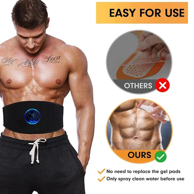 Electric Abs Abdominal Trainer Toning Belt