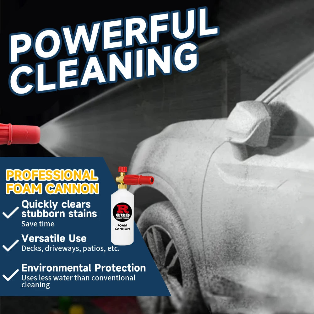 ROUE Car Wash Foam Gun – Snow Foam Cannon for Pressure Washers