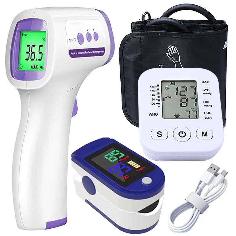 Portable Health Care Pulse Meter BP Monitor