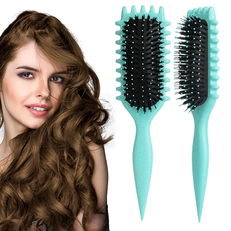 Multi-Functional Hollow Curly Hair Comb – Anti-Static & Scalp Massage