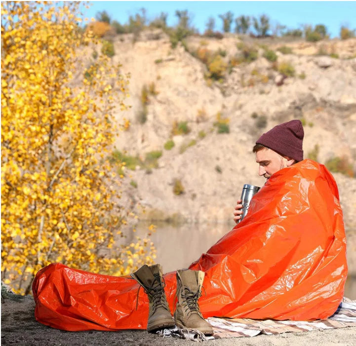 : Portable Waterproof Emergency Survival Sleeping Bag – Thermal Bivy Sack