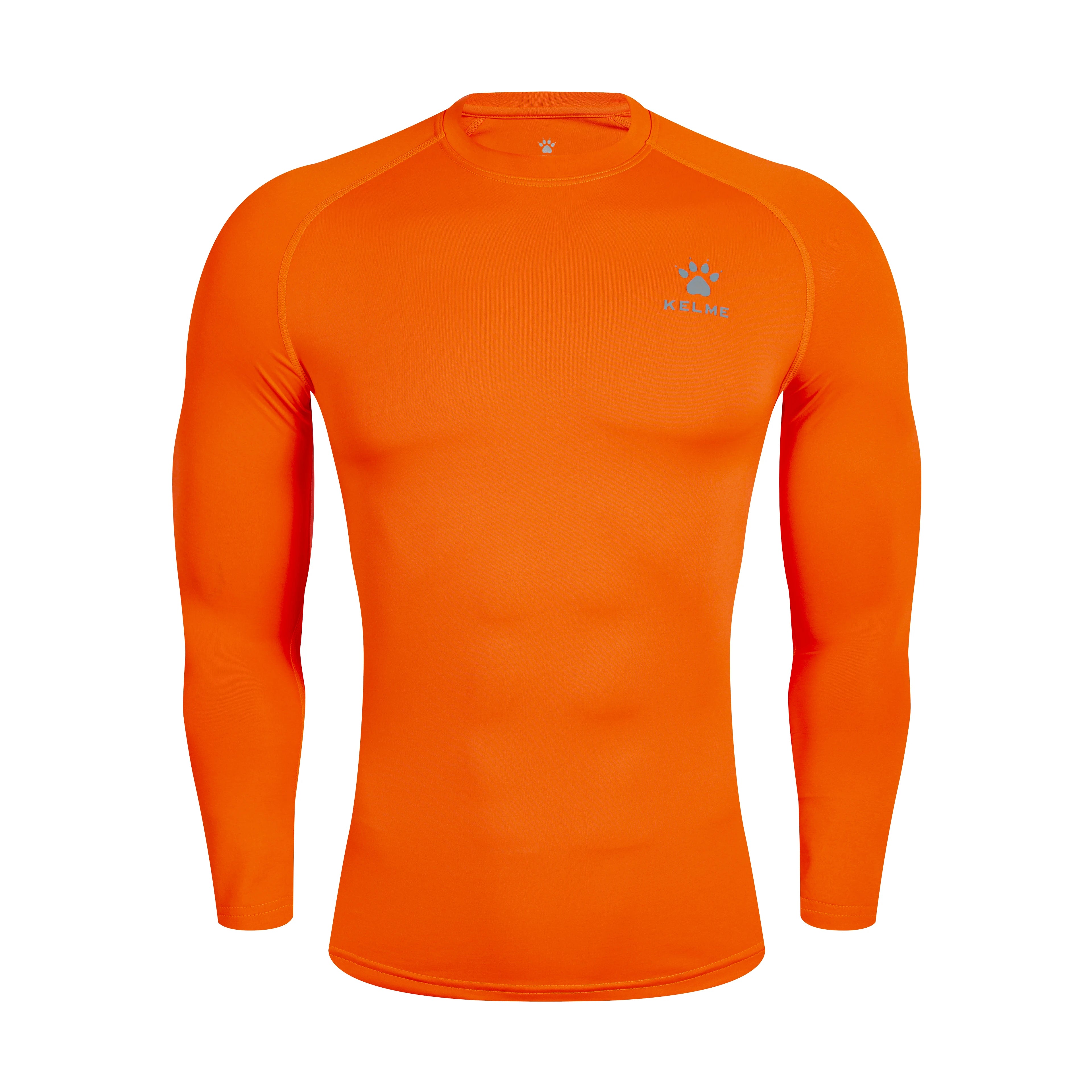 : KELME Men's Long-Sleeve Compression Workout Shirt