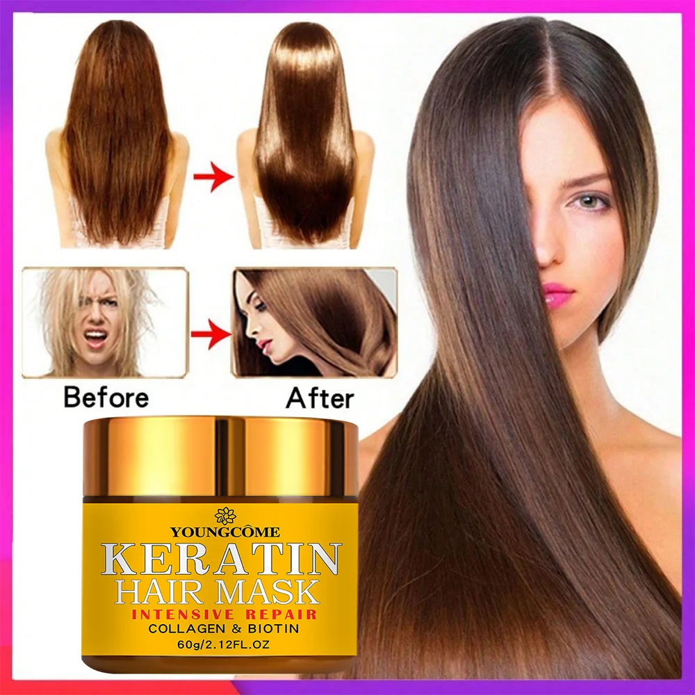 Biotin Collagen Keratin Hair Repair Mask