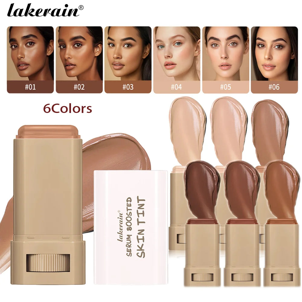 Stick Foundation Balm Serum - Boosted Skin Tint & High Coverage