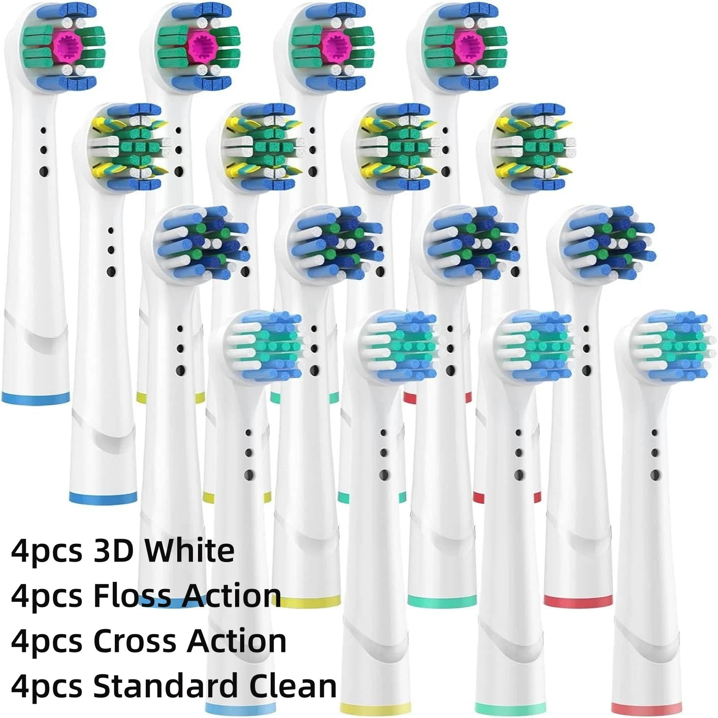 Upgrade Your Oral Care with 16/20PCS Brush Heads for Oral B Electric Toothbrush!