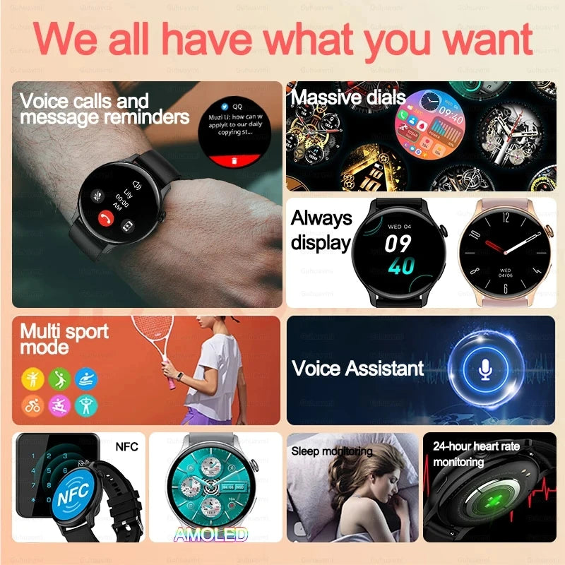 the 2024 NFC Smart Watch for Women: