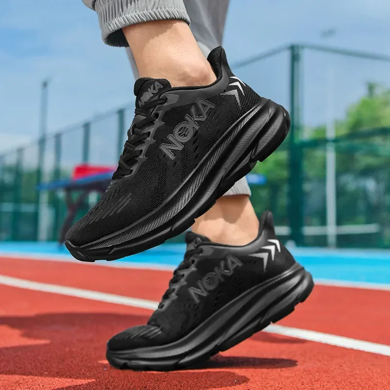 New Running Shoes Men Women Breathable Running Footwears Light Weight Walking Shoes Luxury Gym Sneakers Outdoor Sport Tennis