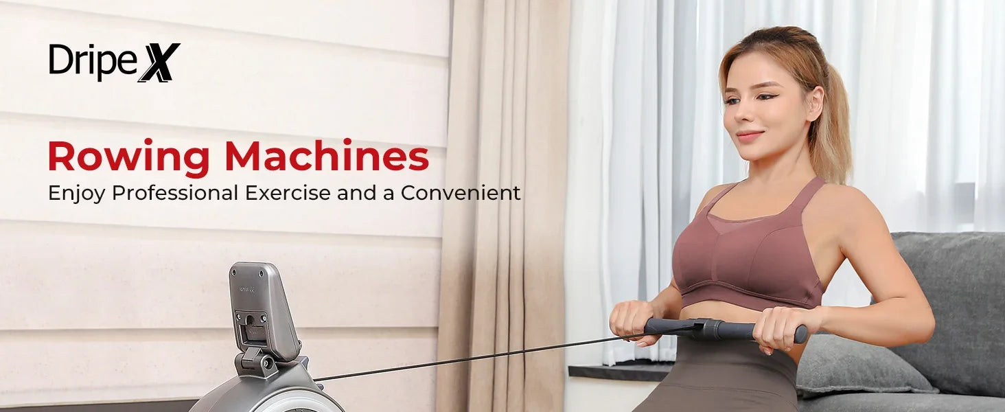 Magnetic Rowing Machine – 16 Resistance Levels, Max 350LBS