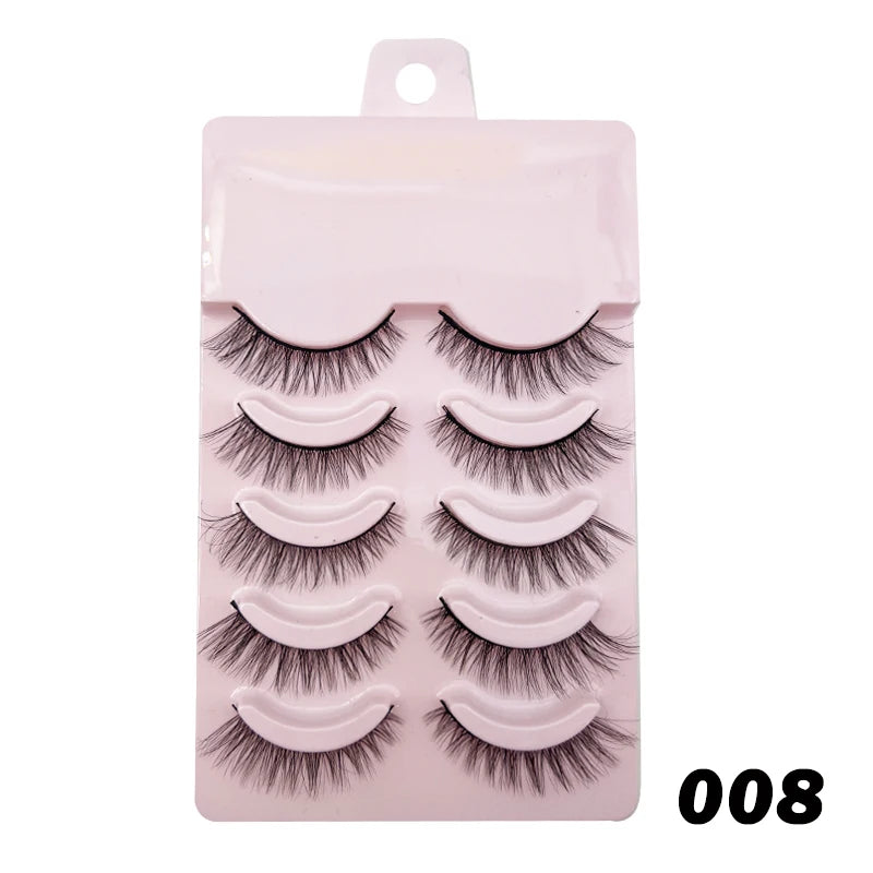 New Manga Lashes - Soft Natural Thick False Eyelashes