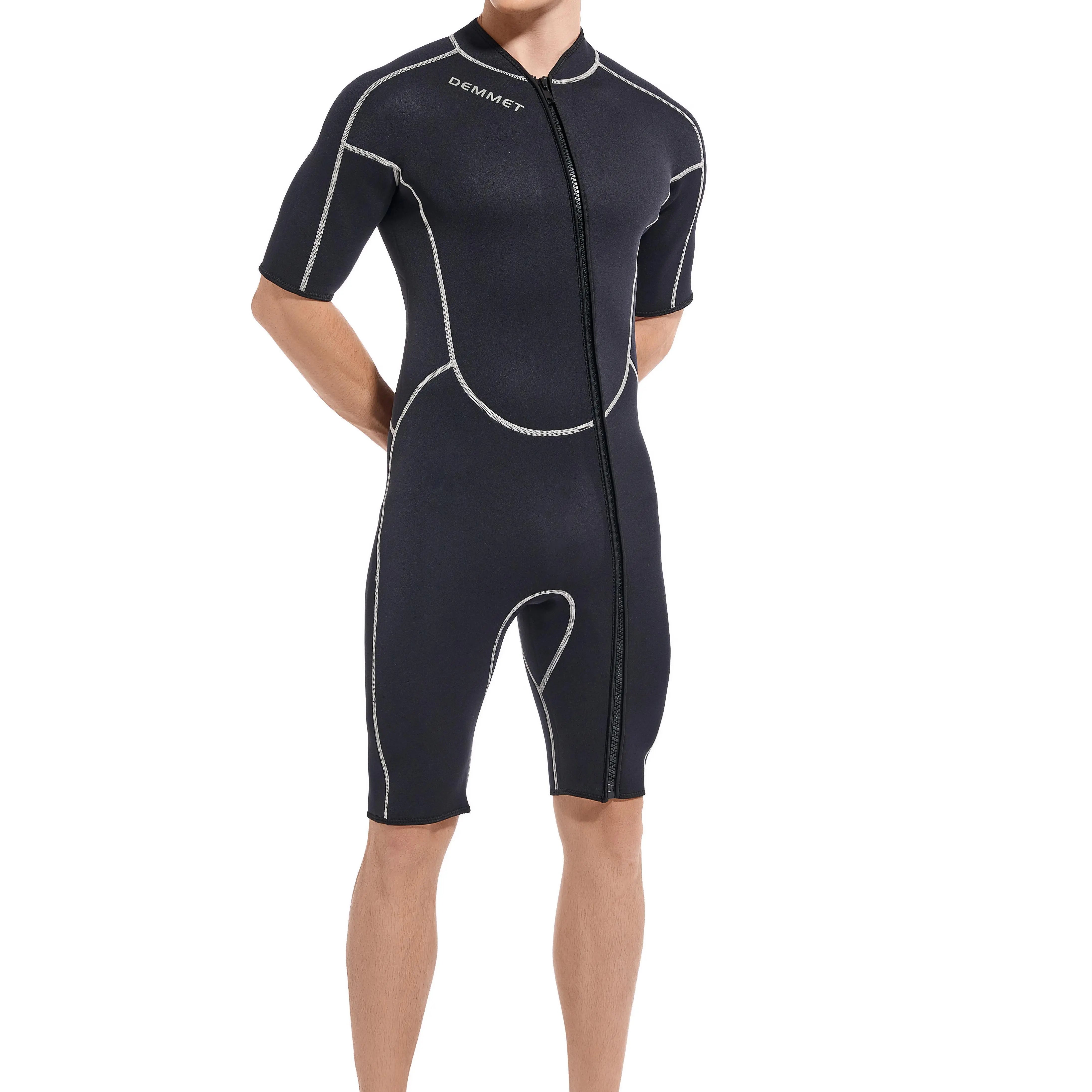 DEMMET 1.5mm Short Sleeve Neoprene Wetsuit for Men & Women