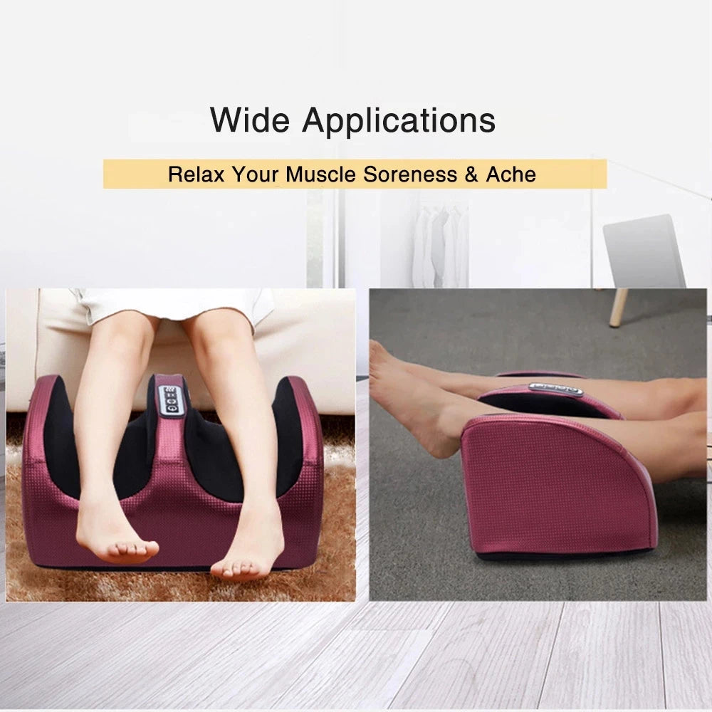 Electric Shiatsu Foot Massager with Heat & Deep Kneading