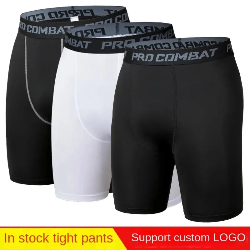 Men's Compression Sports Leggings & Quick-Dry Bottoming Shorts