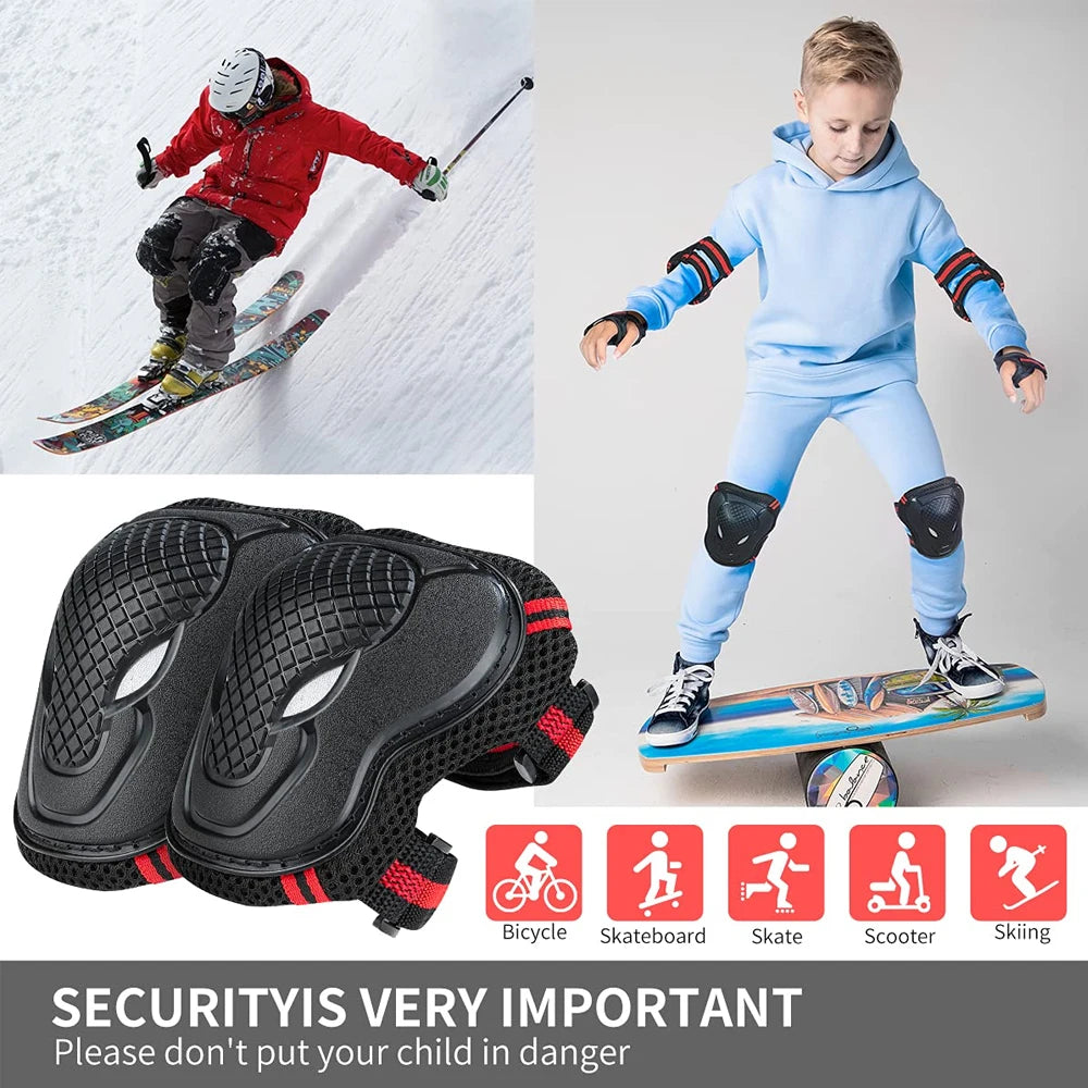 6-Piece Skating & Cycling Protective Gear Set