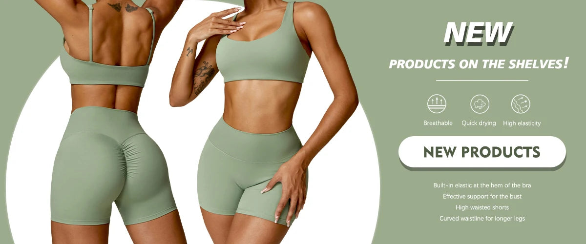 Women's 2PCS Quick-Dry Yoga Set – Long Sleeve Sports Shirt & Leggings