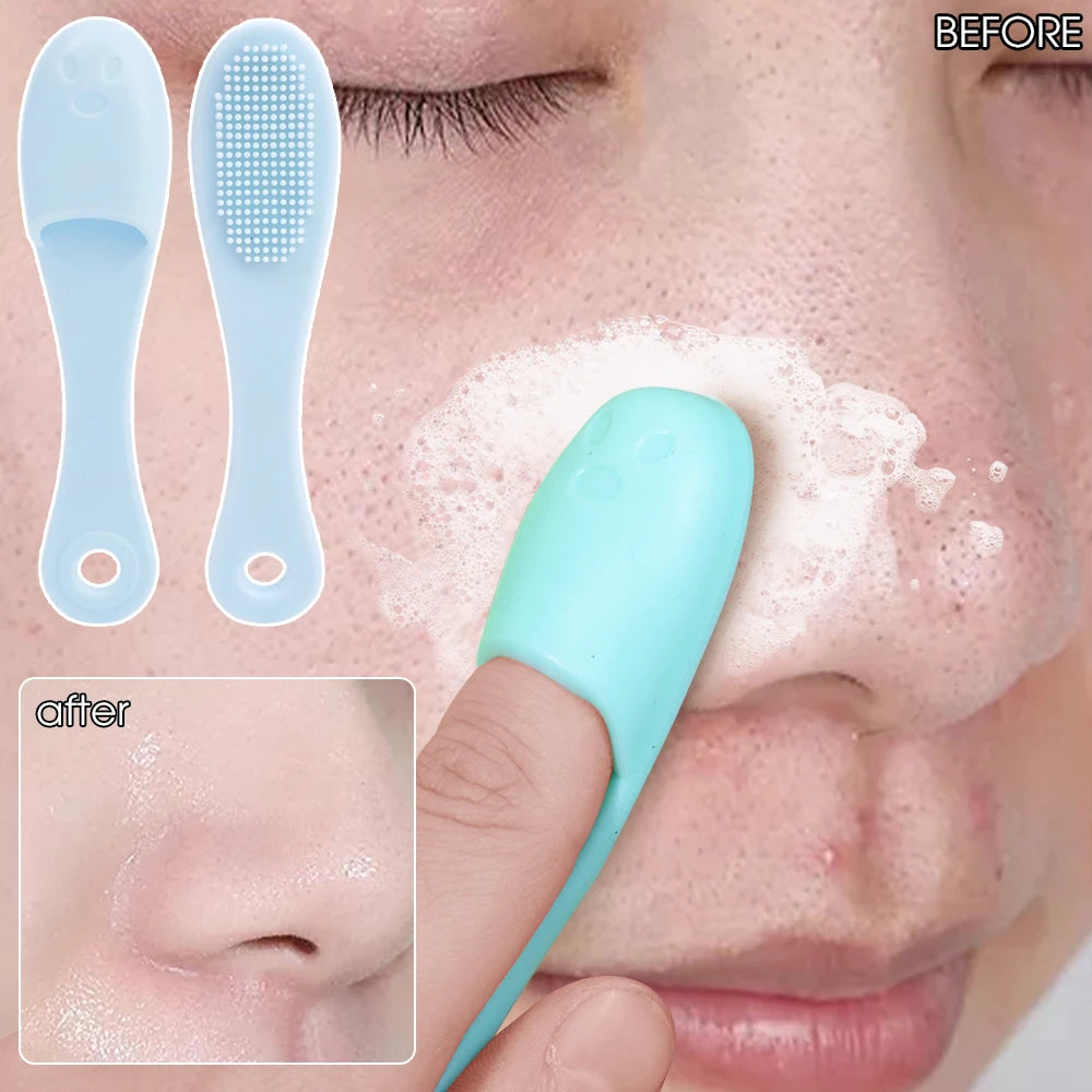 Silicone Nose Brush Facial Pore Cleaner: