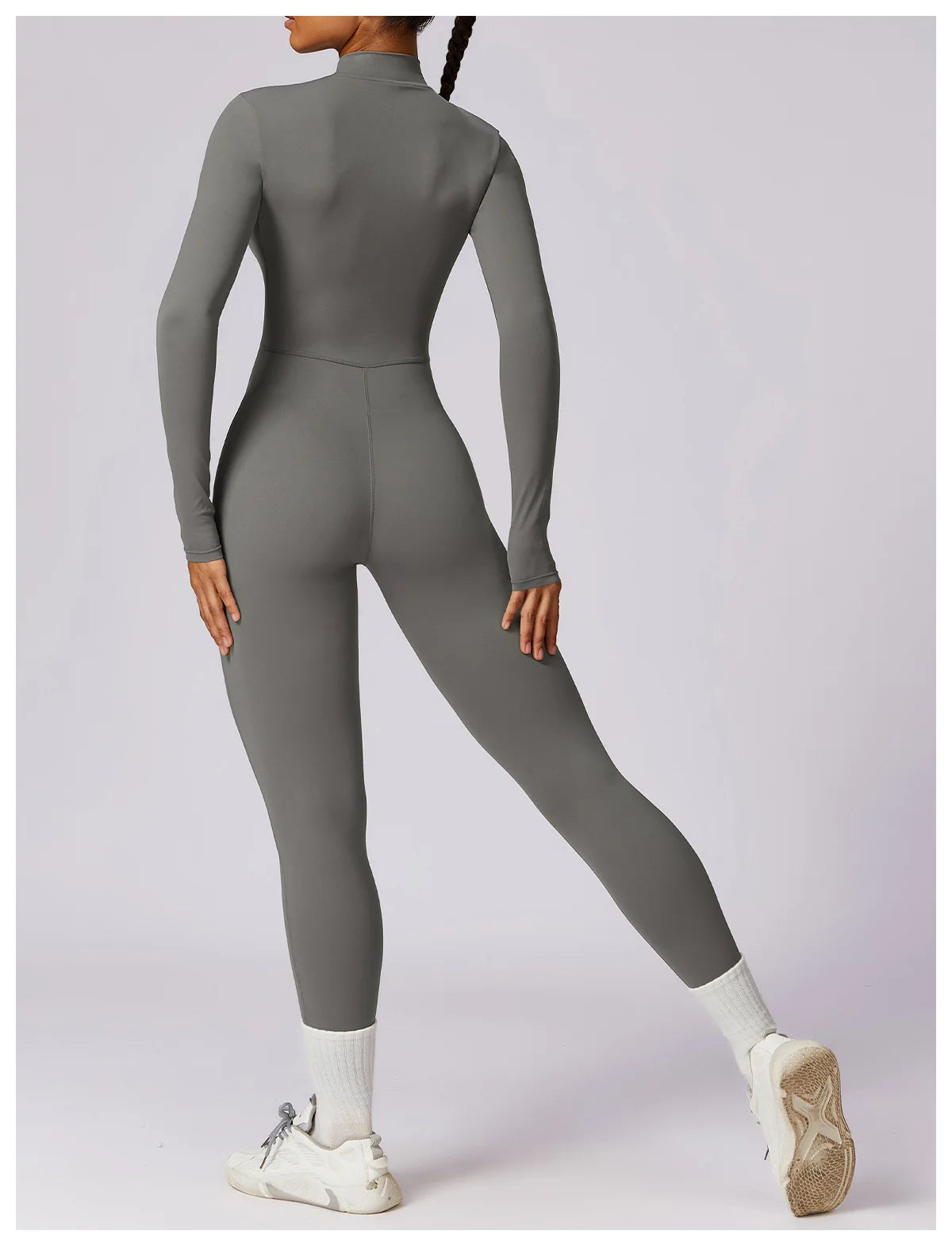 Women's Summer Zipper Workout Jumpsuit – Short Sports Tracksuit