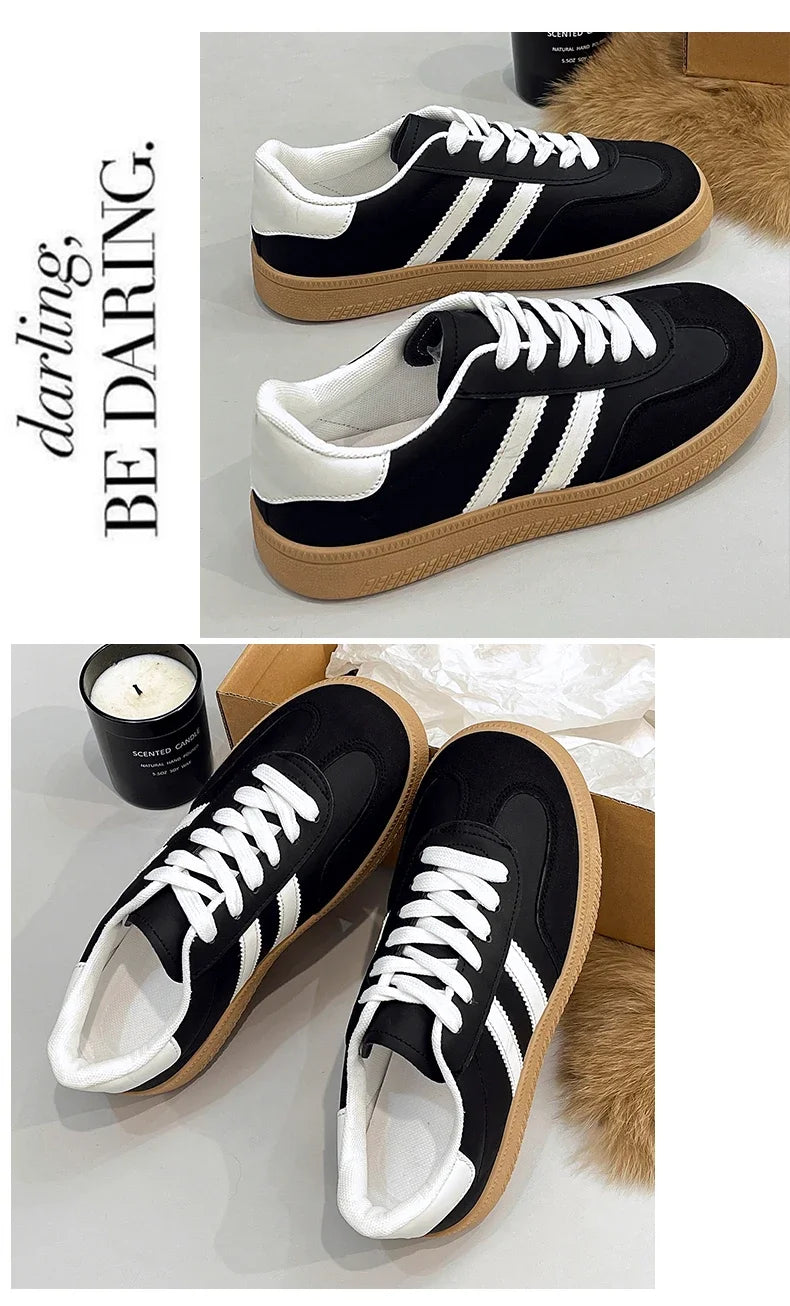 Women's Trendy Platform Sneakers – Casual Comfort