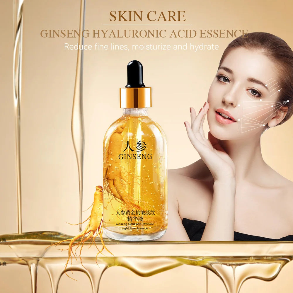 100ml 24K Gold Hyaluronic Acid Face Serum – Anti-Aging & Whitening Essence