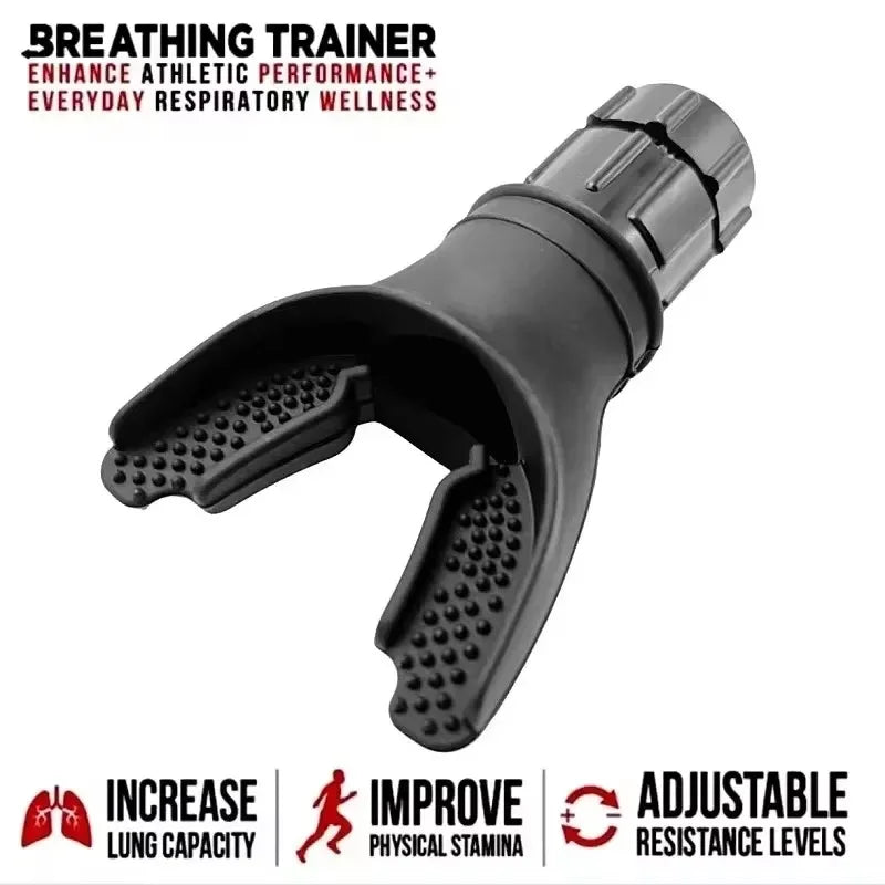 Breathing Exercise for Lungs – Portable Breath Fitness Exerciser Device: