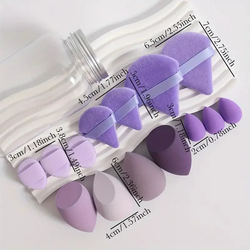 Flawless Makeup Made Easy with 12/14Pcs Makeup Sponge Set!