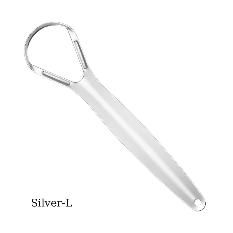 Stainless Steel Tongue Scraper – Fresh Breath Oral Hygiene Tool