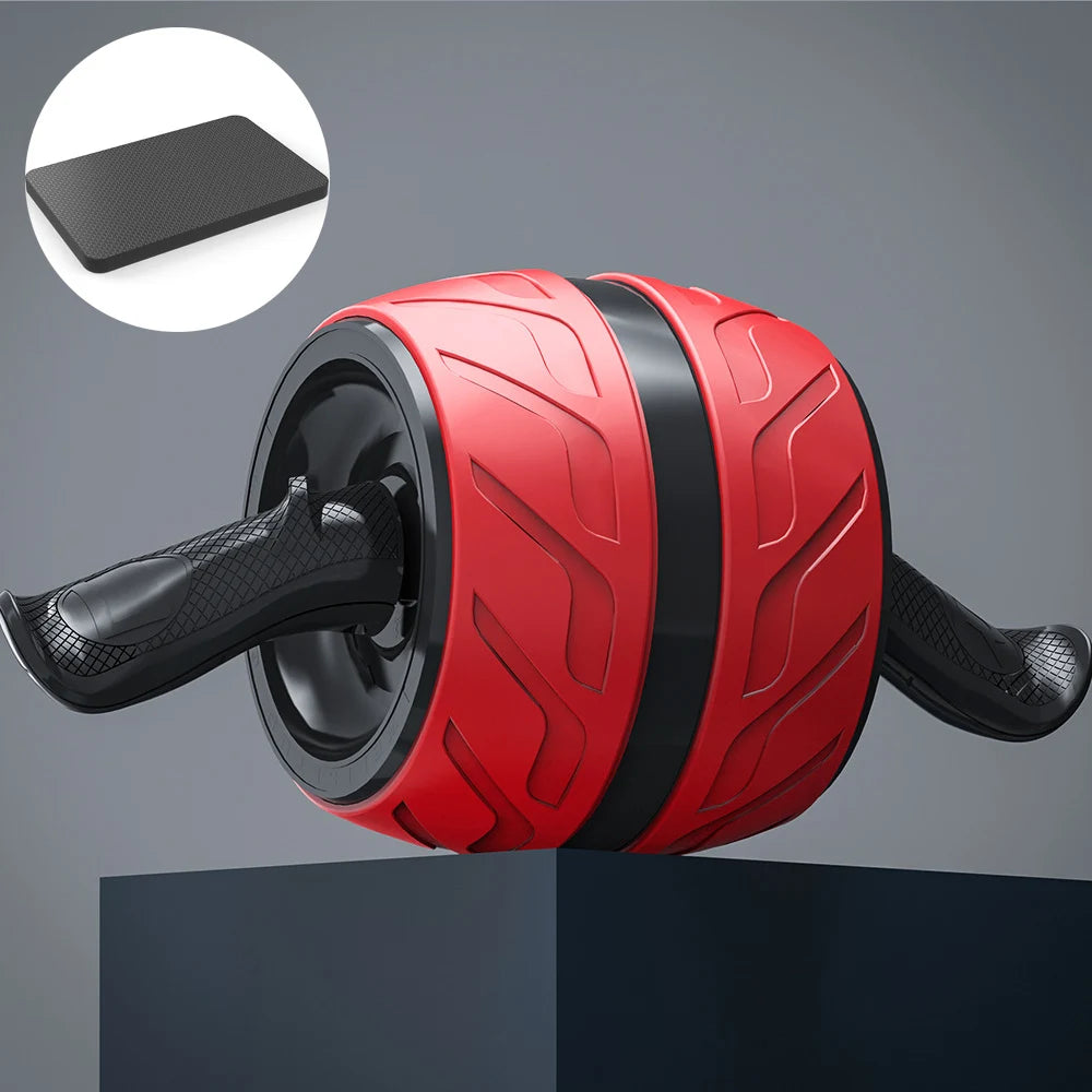 Ab Roller Exercise Wheel with Rebound Mechanism and Knee Pad