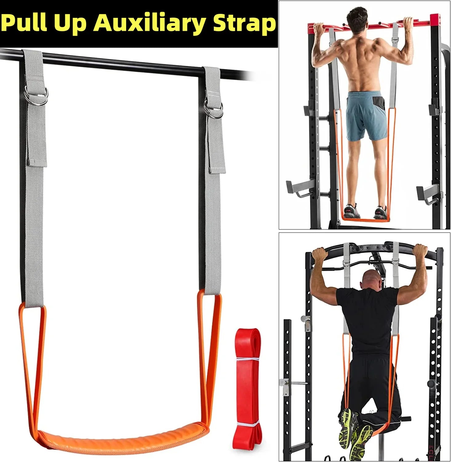 Adjustable Pull-Up Assistance Bands Set