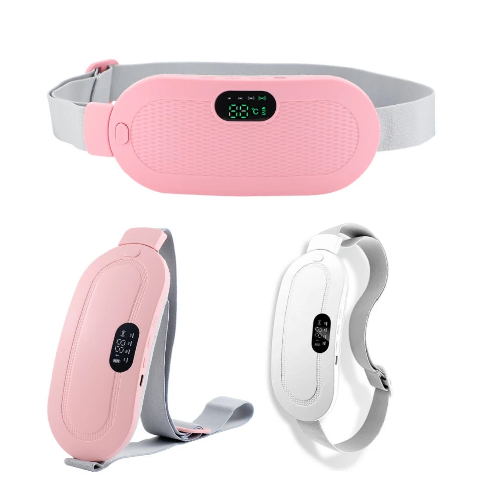 Electric Heating Pad & Vibrating Menstrual Cramp Massager