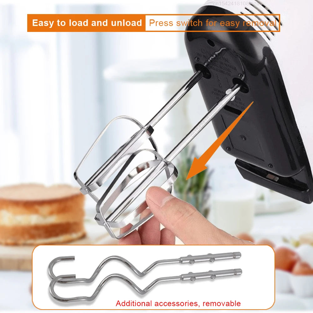 Electric Hand Mixer – Portable Cream & Pastry Blender with Automatic Egg Beater