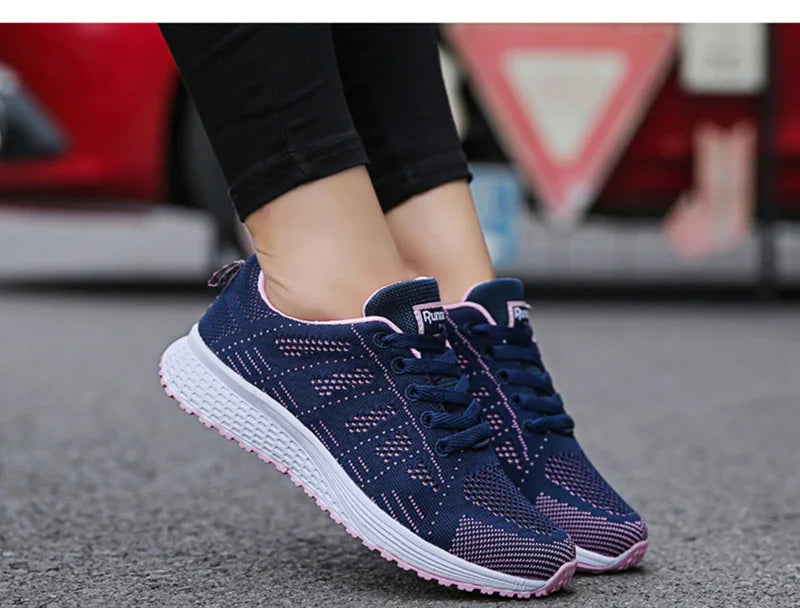 Women Casual Shoes Fashion Breathable Walking Sneakers: