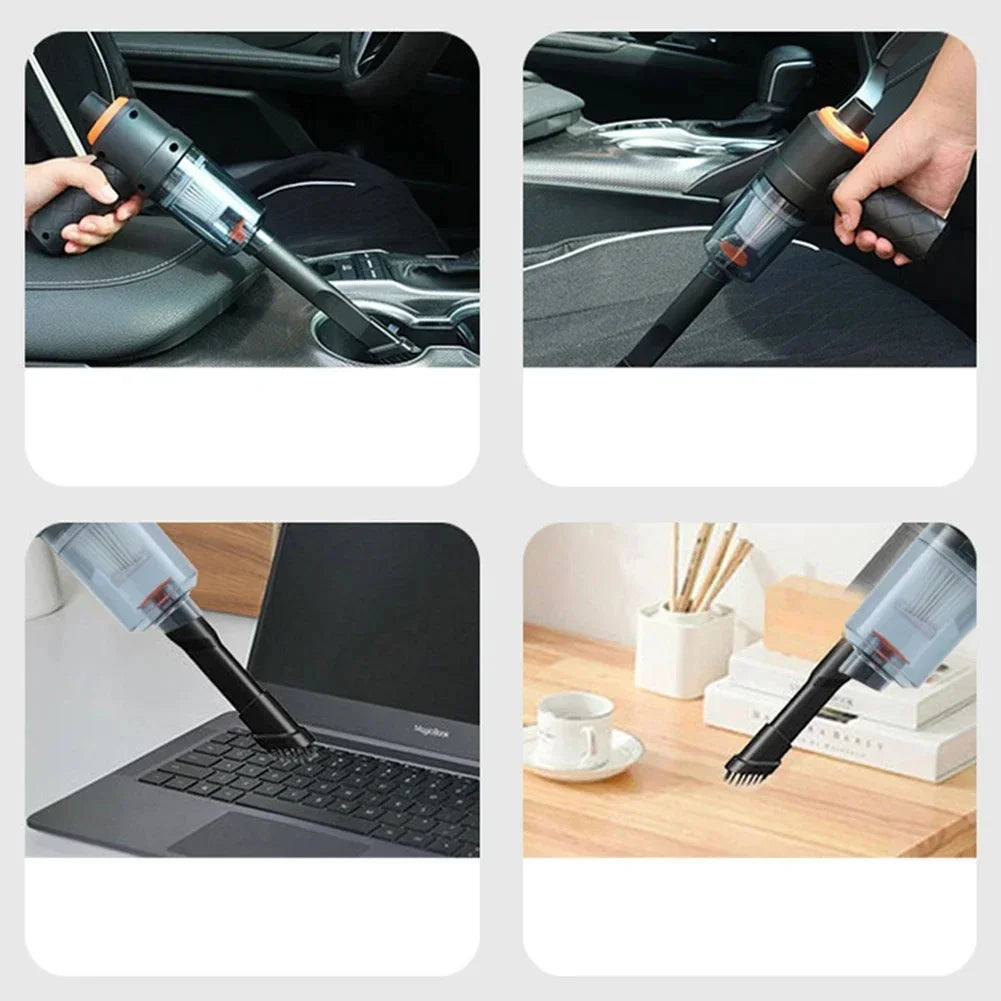 Wireless Car Vacuum Cleaner – 6000Pa Strong Suction
